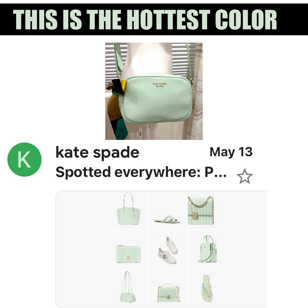 Kate Spade Astrid Medium Camera Bag in Crystal Blue - Picture 2 of 16